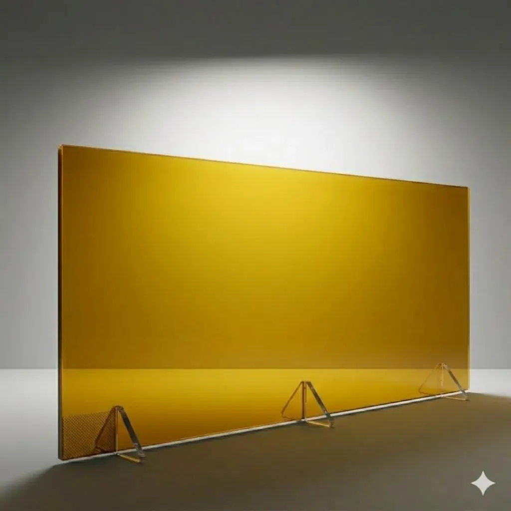[281] Acrilico AMARILLO 235 Translucido MASTERFLEX 122 x 244 cm - 3 mm Espesor