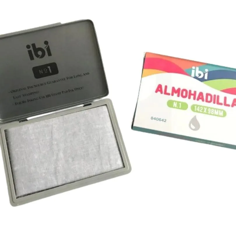 [5352] Almohadilla IBI para Sello N 1 S  tinta Metal 98 x 142 mm