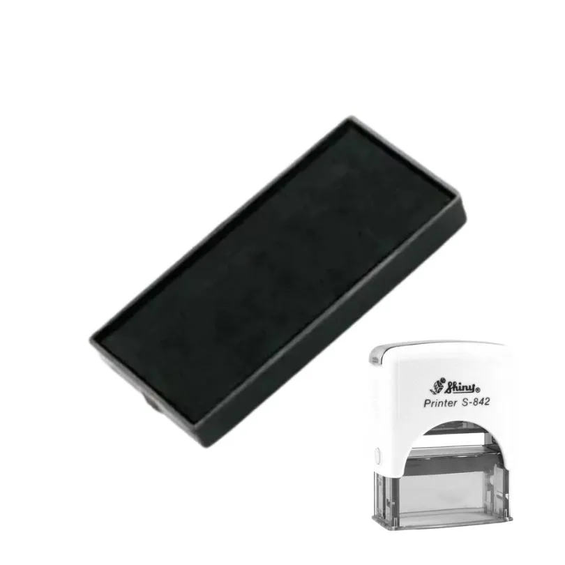 [5362] Almohadilla Repuesto SHINY para Estuche S 842 con Tinta NEGRO