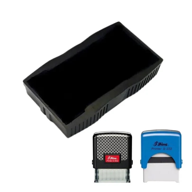 [5364] Almohadilla Repuesto SHINY para Estuche TL 852/222 Con Tinta NEGRO