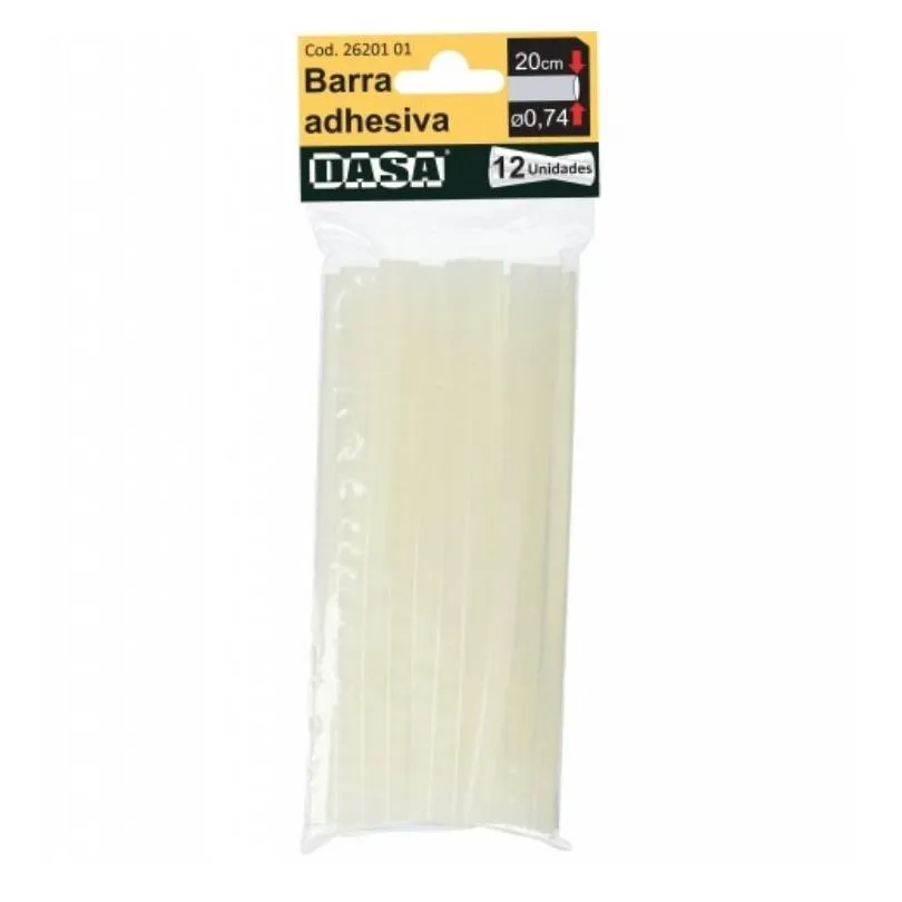 [5513] BARRAS  ADHESIVAS  FINA  0.74X20 FINA  12  UNIDADES