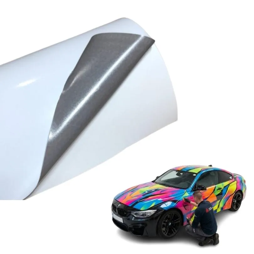 [6091] AVERY MPI 1105 Facil Aplic FUNDIDO Base Gris 50 mc Wrapping Series GLOSY 1.52 x 50 Mts