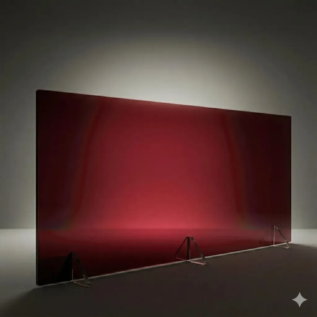 [6352] Acrilico ROJO Translucido MASTERFLEX 122 x 244 cm - 3 mm Espesor