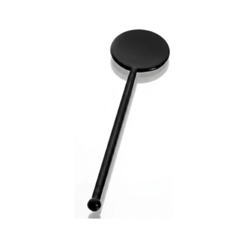 [6540] BATIDOR WHISKY CORTO NEGRO 11 cm - Para DTF UV - SERIGRAFIA