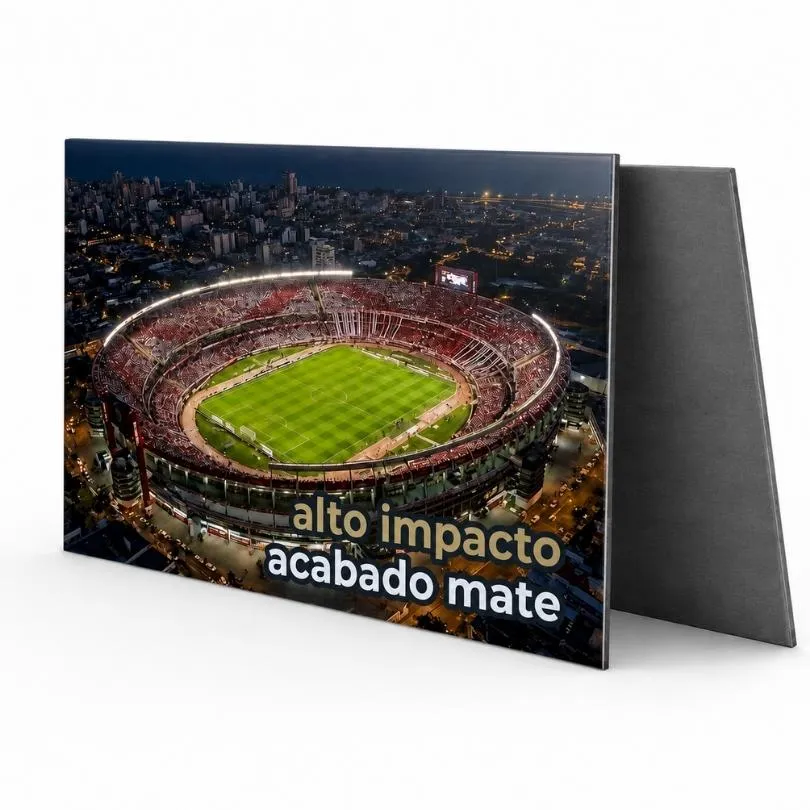 [PLACASUV35] Alto Impacto Acabado Mate Impreso UV 1 mm 120 x 242 cm