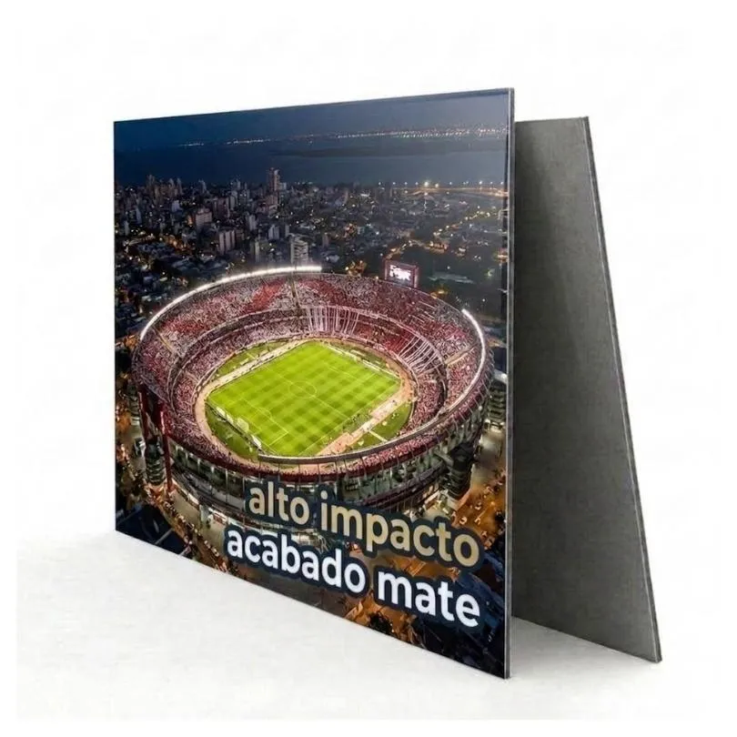 [PLACASUV37] Alto Impacto Acabado Mate Impreso UV 2 mm 120 x 242 cm