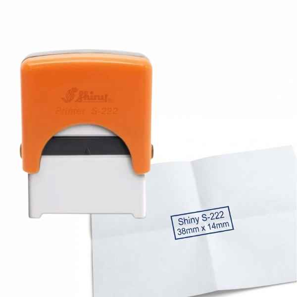 Sello Automatico SHINY S 222 38 x 14 mm Color NARANJA