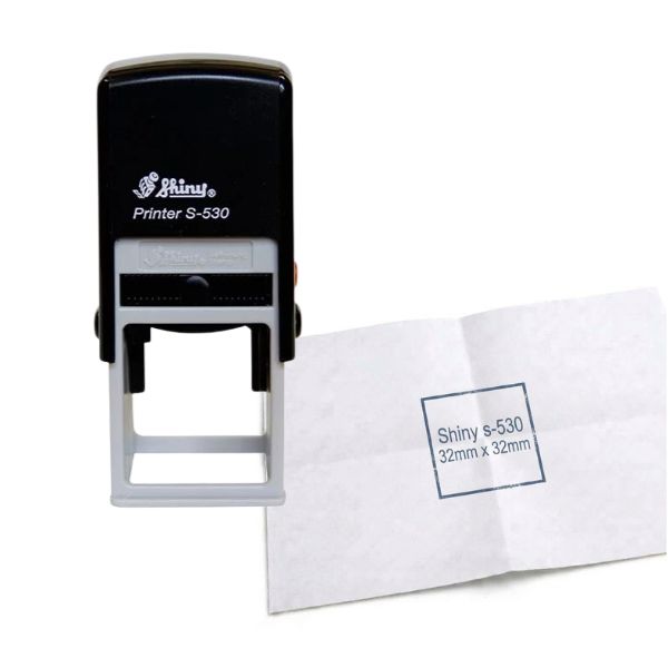 Sello Automatico SHINY S 530 32 x 32 mm Color NEGRO