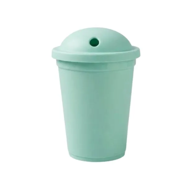VASO MILK 330 CC VERDE MENTA (SIN SORBETE)