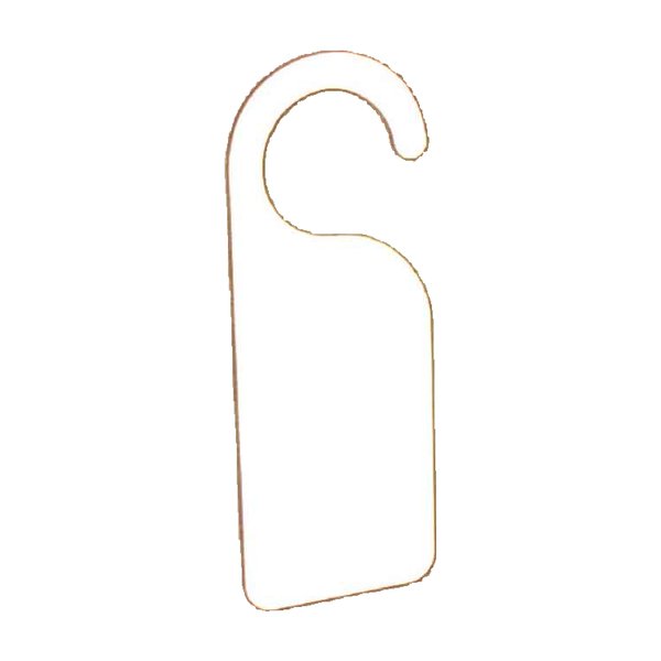 COLGANTE PARA PUERTA 19,5 X 7,5 MADERA CRISTAL